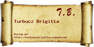 Turbucz Brigitta névjegykártya